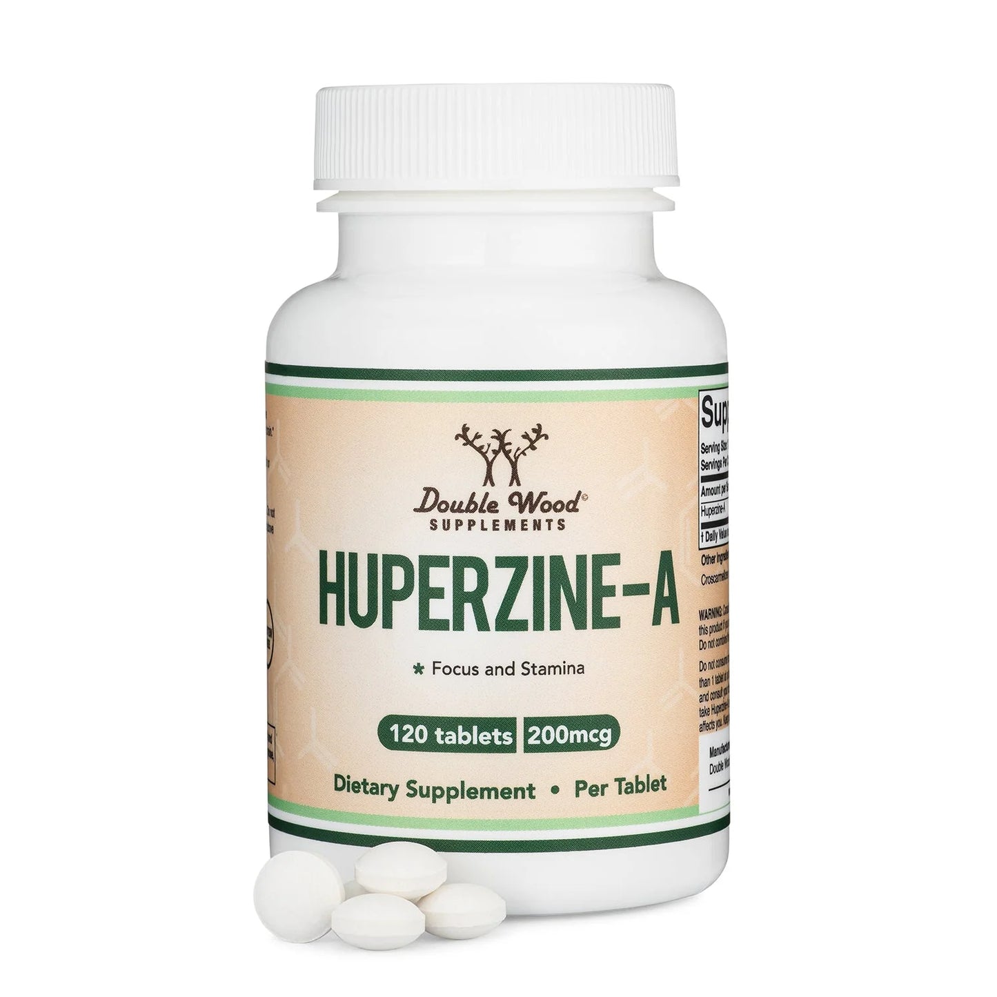 Huperzine a 200Mcg (Third Party Tested) Made in the USA, 120 Tablets by (L-Huperzine A)