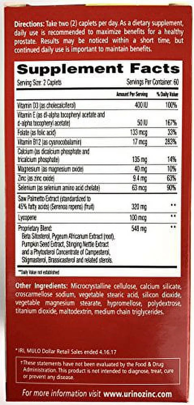 Prostate Health Complex, 120 Ea