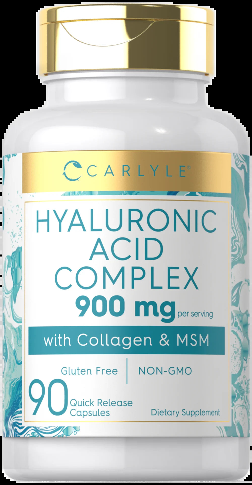 Hyaluronic Acid Supplement with Collagen 900Mg | 90 Capsules | with MSM | by