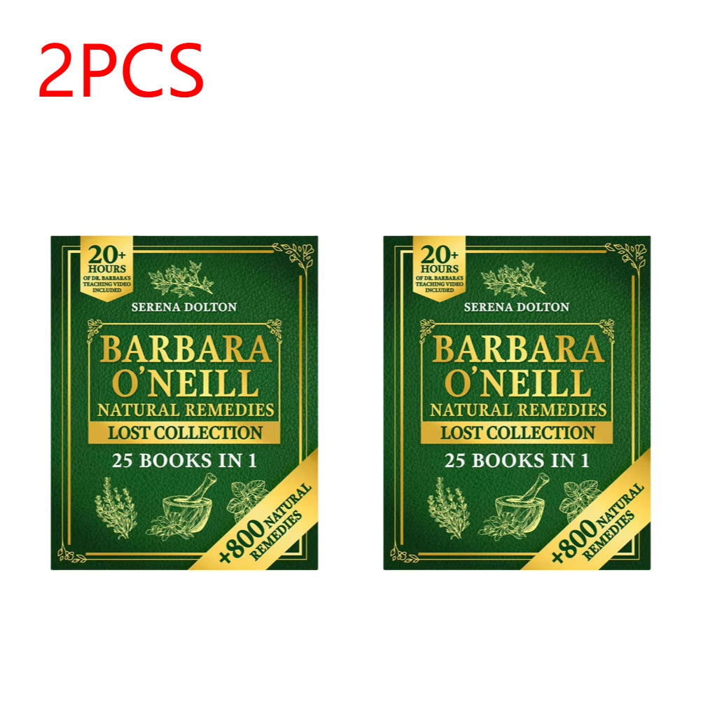 2/1Pcs Herbal Remedies Complete Collection Self-Healing Recipes Secrets Lost Book for Discover Well-Being Toxic-Free Lifestyle
