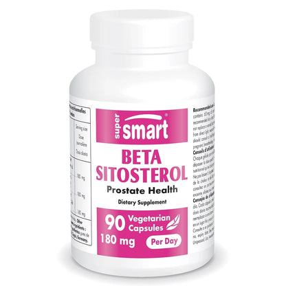 - Beta-Sitosterol 180 Mg per Day - Prostate Supplements for Men | Non-Gmo & Gluten Free - 90 Vegetarian Capsules