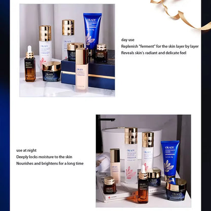 OKADY Face Skin Care Face Serum Tonic Repair Firming Lifting Moisturizing Beauty Cream Revitalize Facial Supplements