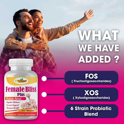 Women Probiotics Supplements for Vaginal Health, Ph Balance for Women 60 Vegan Capsules