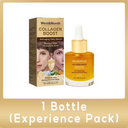 Collagen anti Wrinkle Serum Lifting Firming Fade Fine Lines Pore Shrink Remove Da-Rk Sp-Ot Melanin W-Hitening Anti-Aging Essence