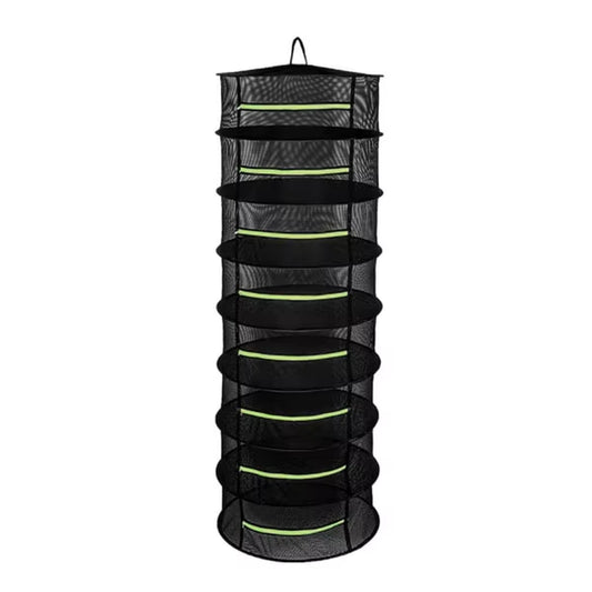 2-8 Layers Drying Net for Herbs Fish Hanging Basket Folding Dry Rack Herb Vegetable Dryer Bag Mesh Flowers Buds Plants Organizer