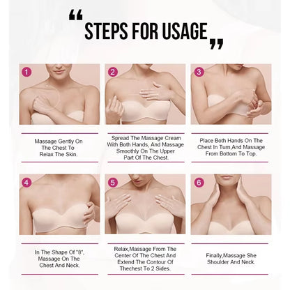 Breast Oil Firming Lifting Body Care Chest Natural Plants Essentials Oils Breast Fast Growth for Women Skincare Products