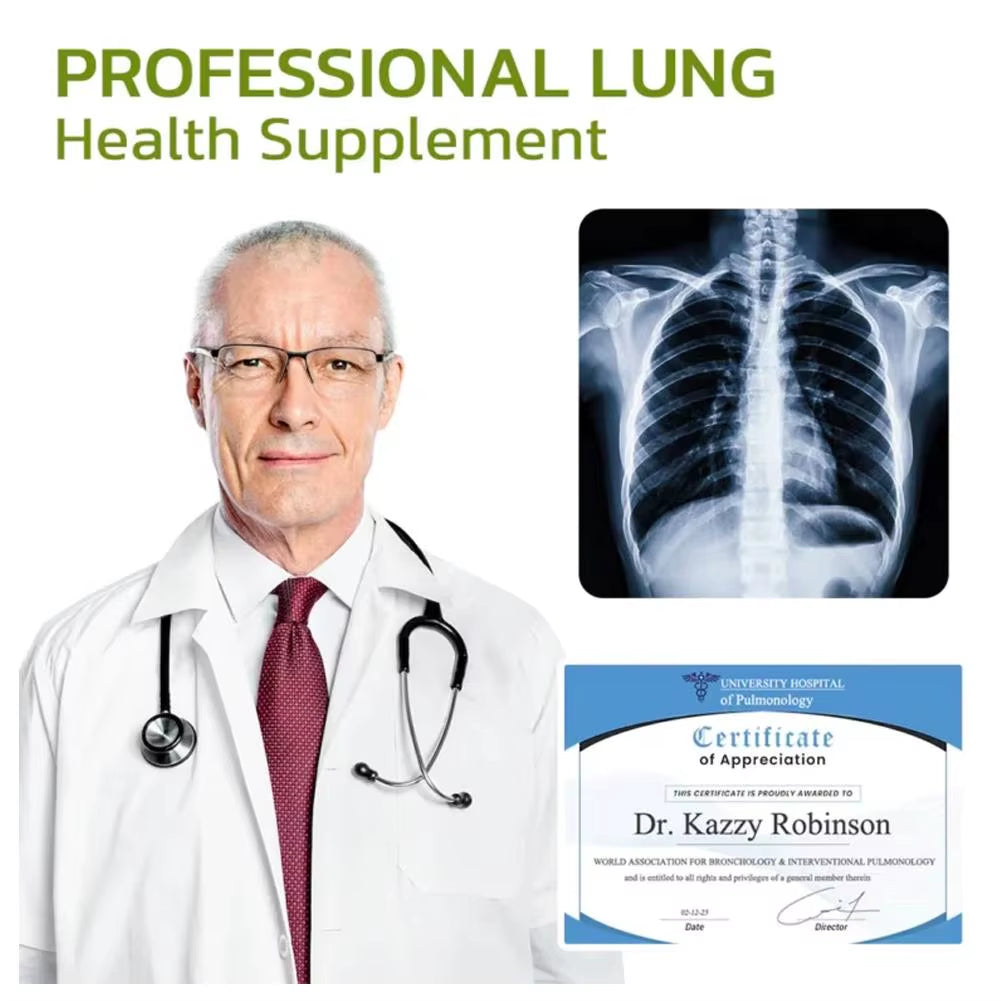 1-10Pcs Herbal Lung Cleansing Spray Smokers Clear Nasal Mist anti Snoring Congestion Relieves Clear Dry Throat Breath Spray