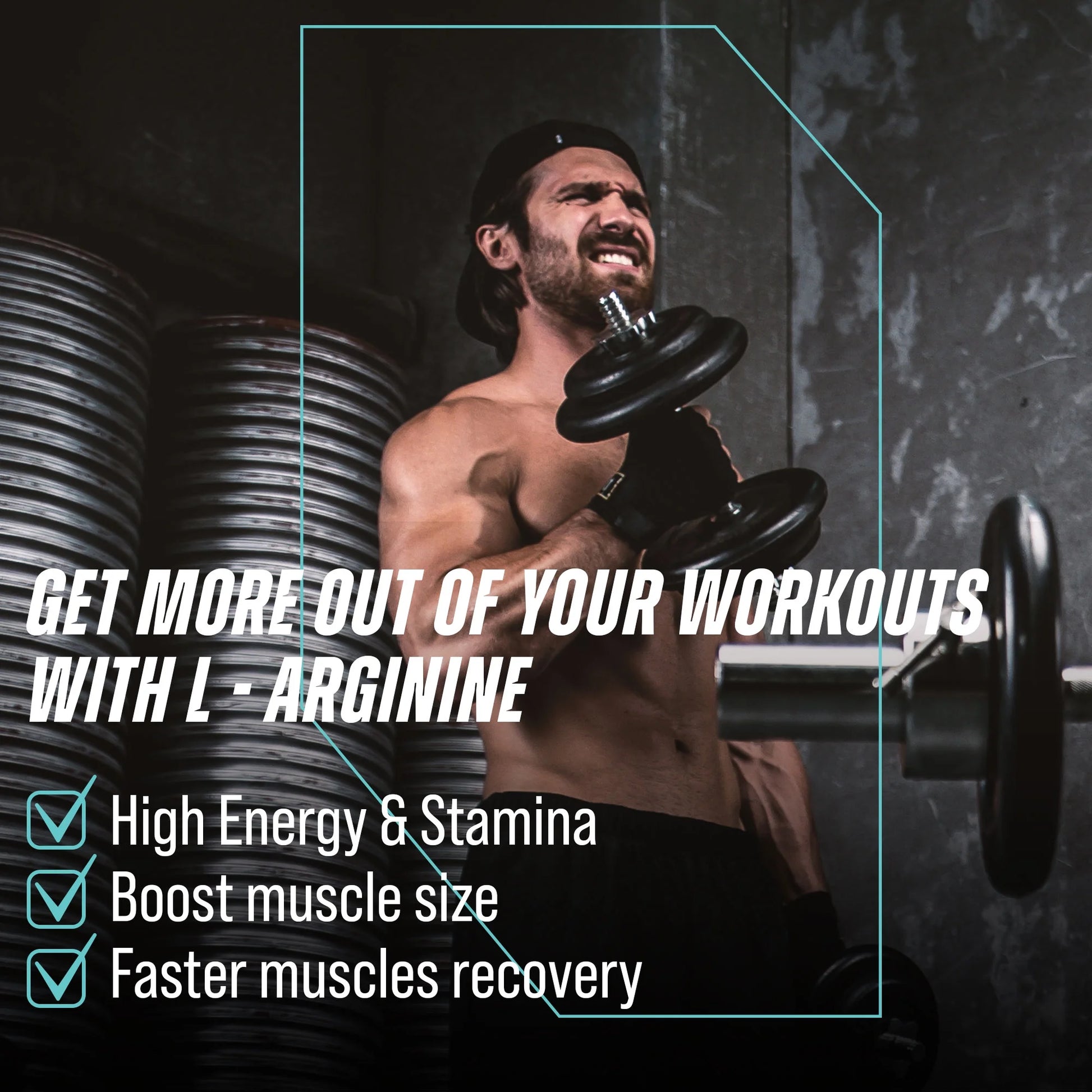 Amino Acid Supplements, L-Arginine, L-Arginine AKG, L-Citrulline HCL, Beta-Alanine for Muscle Growth, 60 Count