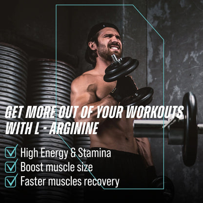 Amino Acid Supplements, L-Arginine, L-Arginine AKG, L-Citrulline HCL, Beta-Alanine for Muscle Growth, 60 Count