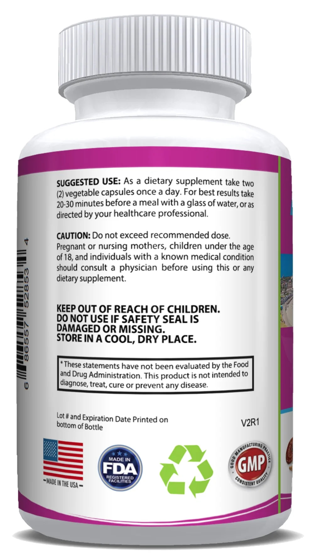 Mushroom 10X Blend - Immune Support Supplement for Brain Health & Natural Energy Boost - 60 Capsules