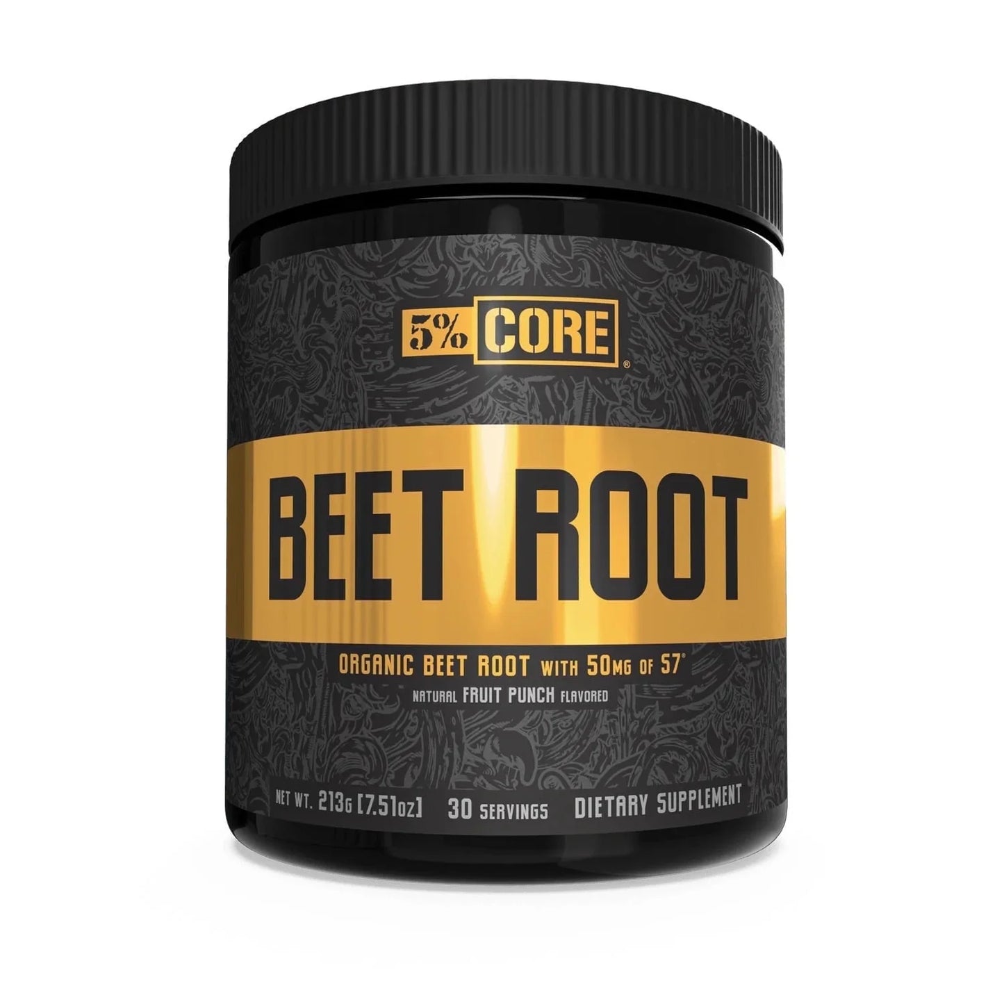 Core Beet Root | Nitric Oxide Beet Root Powder Pre Workout Additive | 6000Mg Beet Root Extract + 50Mg S7 | Vegan & Keto | 30 Servings (Fruit Punch)