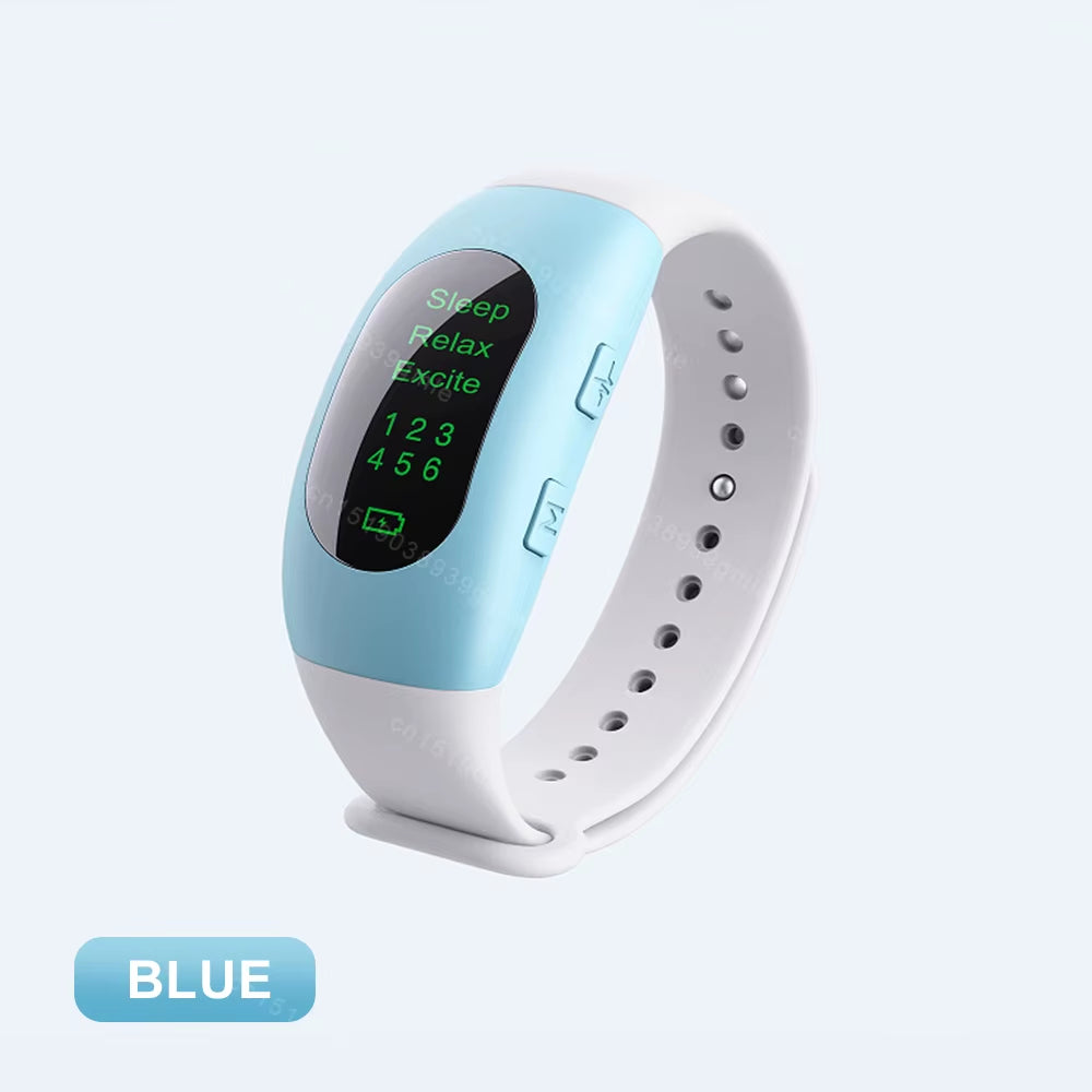 CES Sleep Aid anti Snore Wristwatch Sleep Device Help Sleep Relieve Anxiety Fast Sleep Microcurrent Pulse Improve Sleep Quality