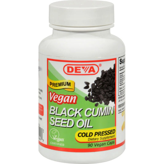 Vegan Black Cumin Seed Oil Cold Pressed Not Certified Kosher - 90 Vegan Capsules