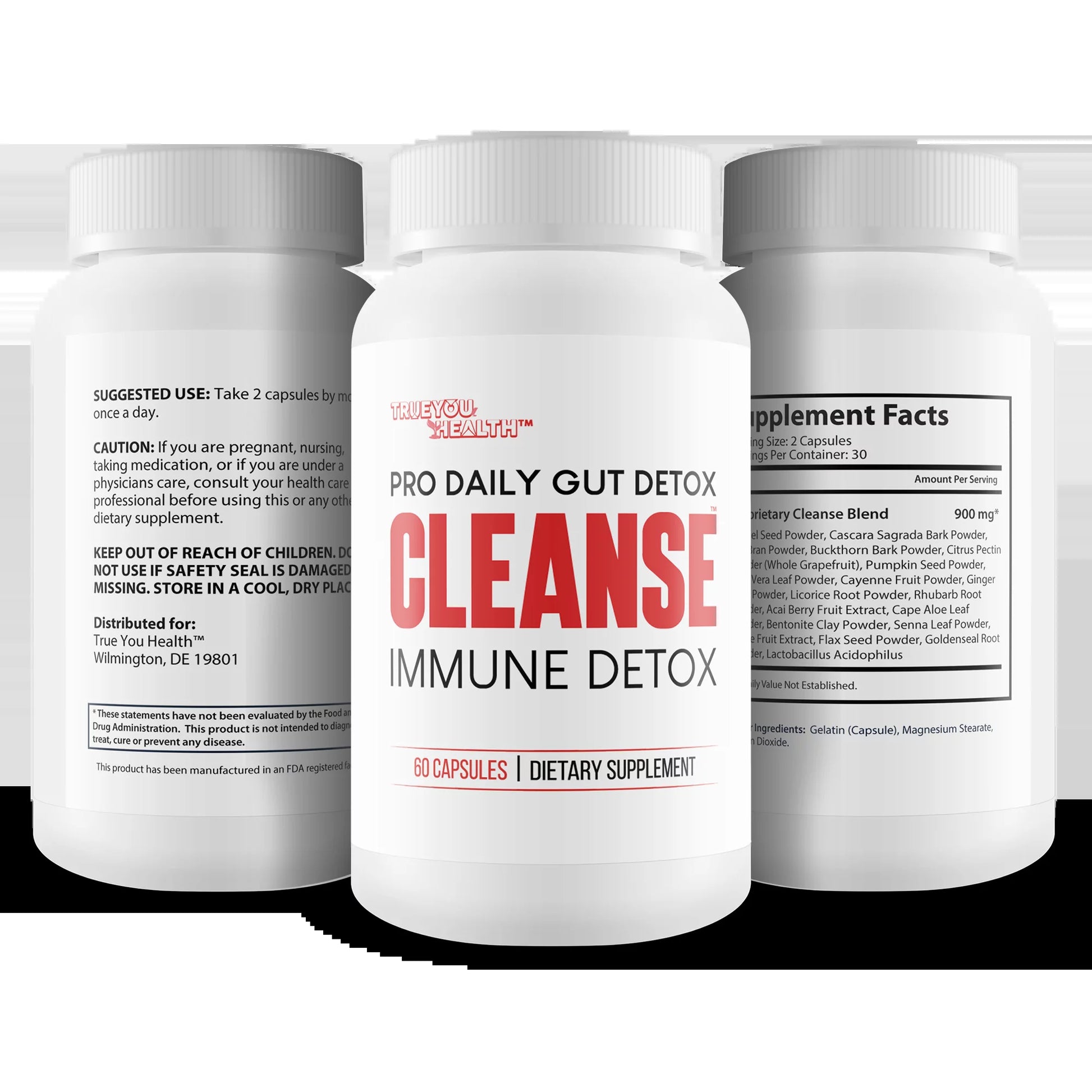 - Detox Cleanse with Probiotics - Promote Reduced Bloating for Healthy Appearance - Naturally Aid Digestion & Gut Health - Acai Berry Cleanse Immune Support