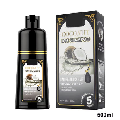 500Ml Herbal Hair Dye Black Hair Shampoo Black Hair Color Shampoo Black Hair Dye Covering White Hair Shampoo Ginger Shampoo