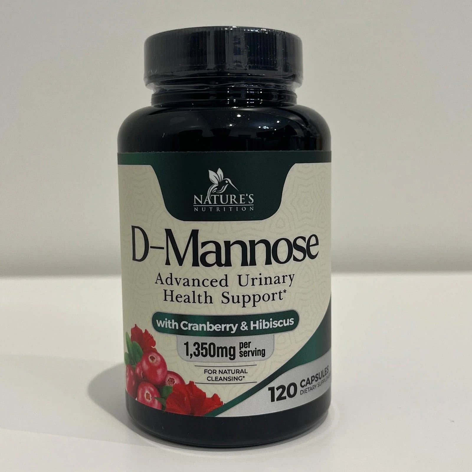 Dmannose Pills with Cranberry 1350Mg Advanced Formula - Effective Natural Bladder, Urinary Tract Health Support, Flush Impurities - D Mannose Supplements for Women & Men, Non-Gmo, Vegan - 120 Capsules