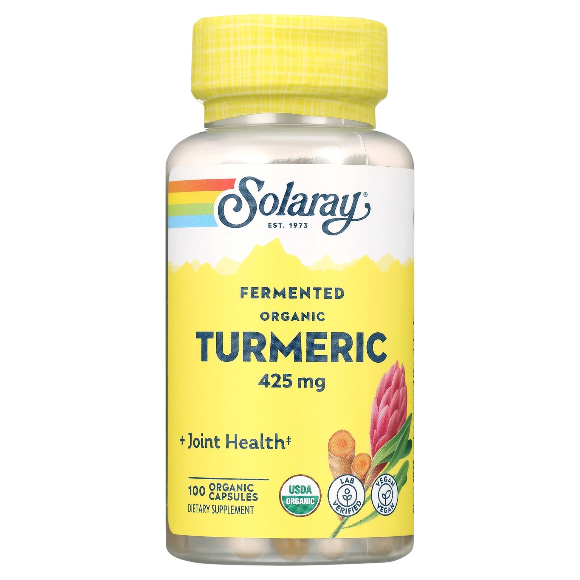 Fermented Turmeric Root 500Mg | 100 Vegcaps
