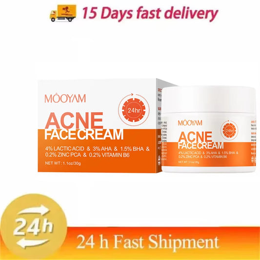 Herbal Acne Removal Face Cream Anti-Acne Gel Treatment Acne Scar Pore Shrinking Eliminate Large Pores Pimples Whitening Care
