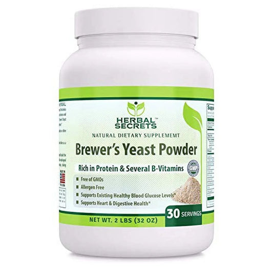 Brewer'S Yeast Powder 32Oz (2Lbs) Supplements | Non-Gmo | Gluten Free | Made in USA