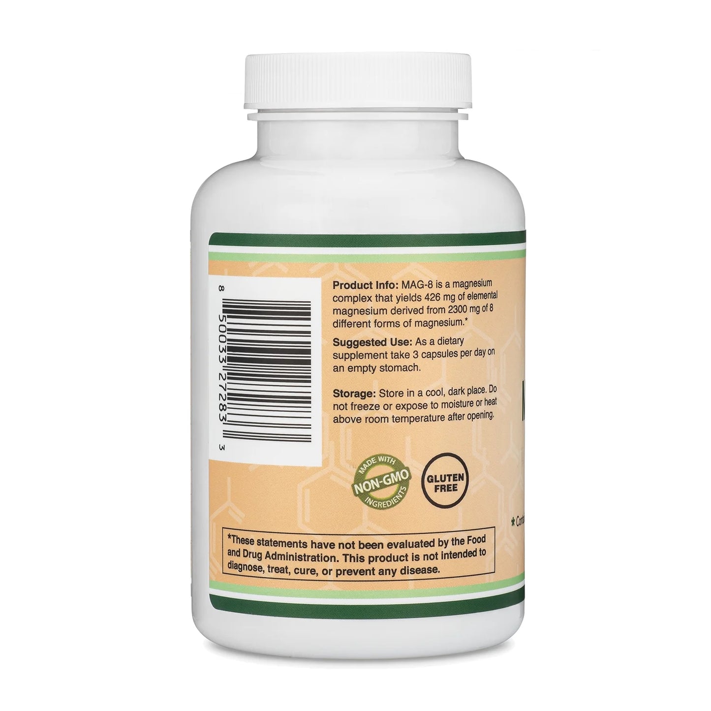 Magnesium Complex (MAG-8), Supports Sleep, 180 Capsules,