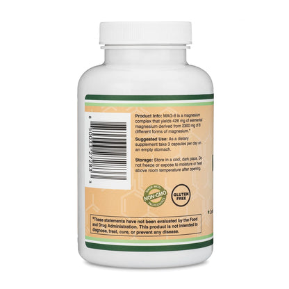 Magnesium Complex (MAG-8), Supports Sleep, 180 Capsules,