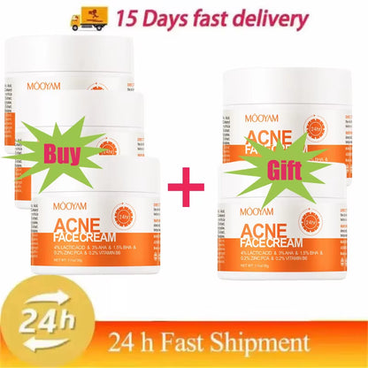 Herbal Acne Removal Face Cream Anti-Acne Gel Treatment Acne Scar Pore Shrinking Eliminate Large Pores Pimples Whitening Care