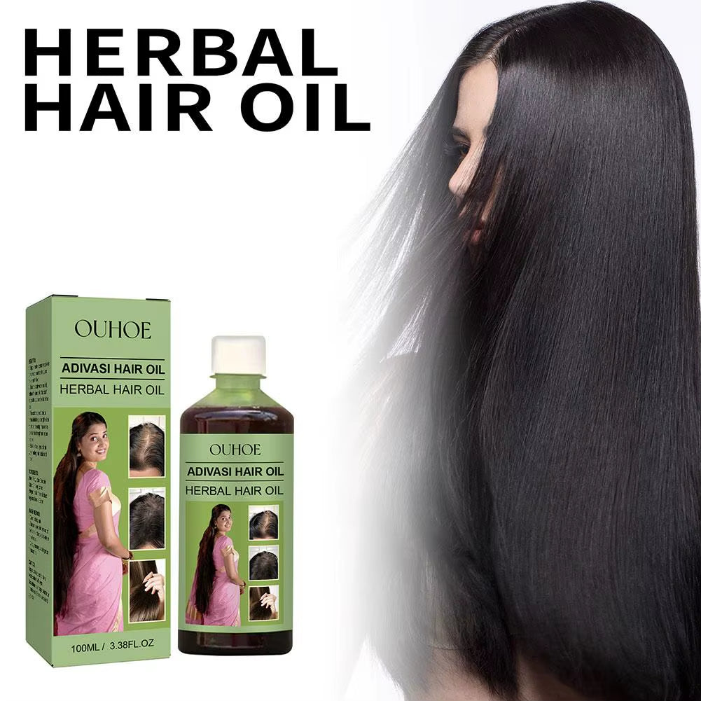 5PCS 100Ml Oil India Adivasi Herbal Hair Oil Rosemary Repair Damaged Hair Fast Repair Thicken Oils Products