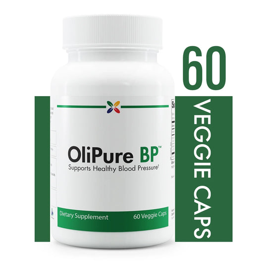 - Olipure BP Blood Pressure Support - Olive Leaf Extract with Celery & Magnesium - Blood Circulation, Blood Vessels & Blood Flow Supplement - 60 Vcaps