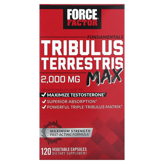 Fundamentals, Tribulus Terrestris Max, 2,000 Mg, 120 Vegetable Capsules (500 Mg per Capsule)
