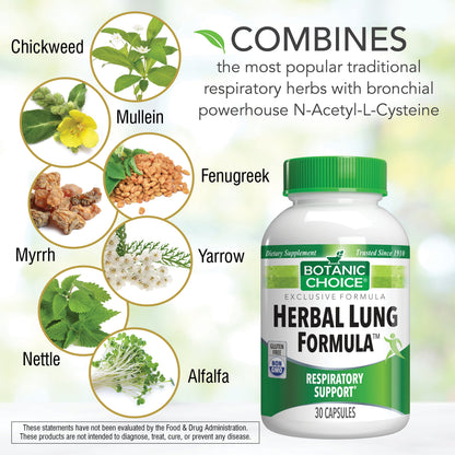 Herbal Lung Formula, 30 Ct - Lung Support Supplement