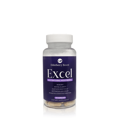 Excel - All-Natural Nootropic Brain Supplement - Safe for Kids and Adults