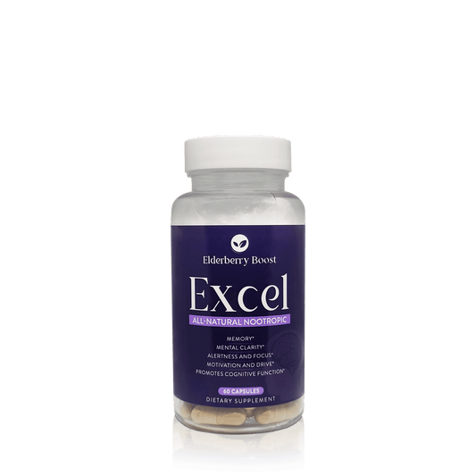 Excel - All-Natural Nootropic Brain Supplement - Safe for Kids and Adults