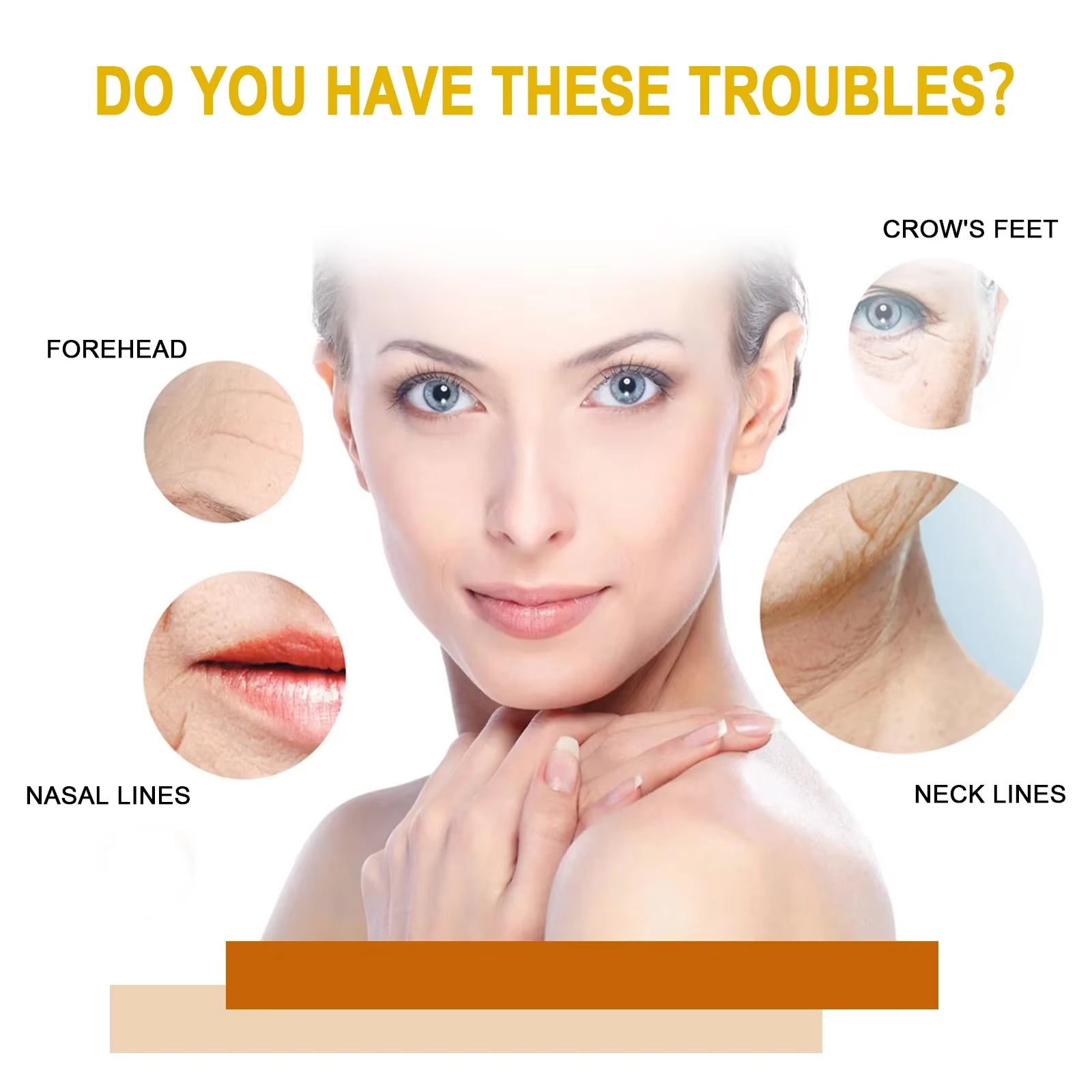 Collagen anti Wrinkle Serum Lifting Firming Fade Fine Lines Pore Shrink Remove Da-Rk Sp-Ot Melanin W-Hitening Anti-Aging Essence