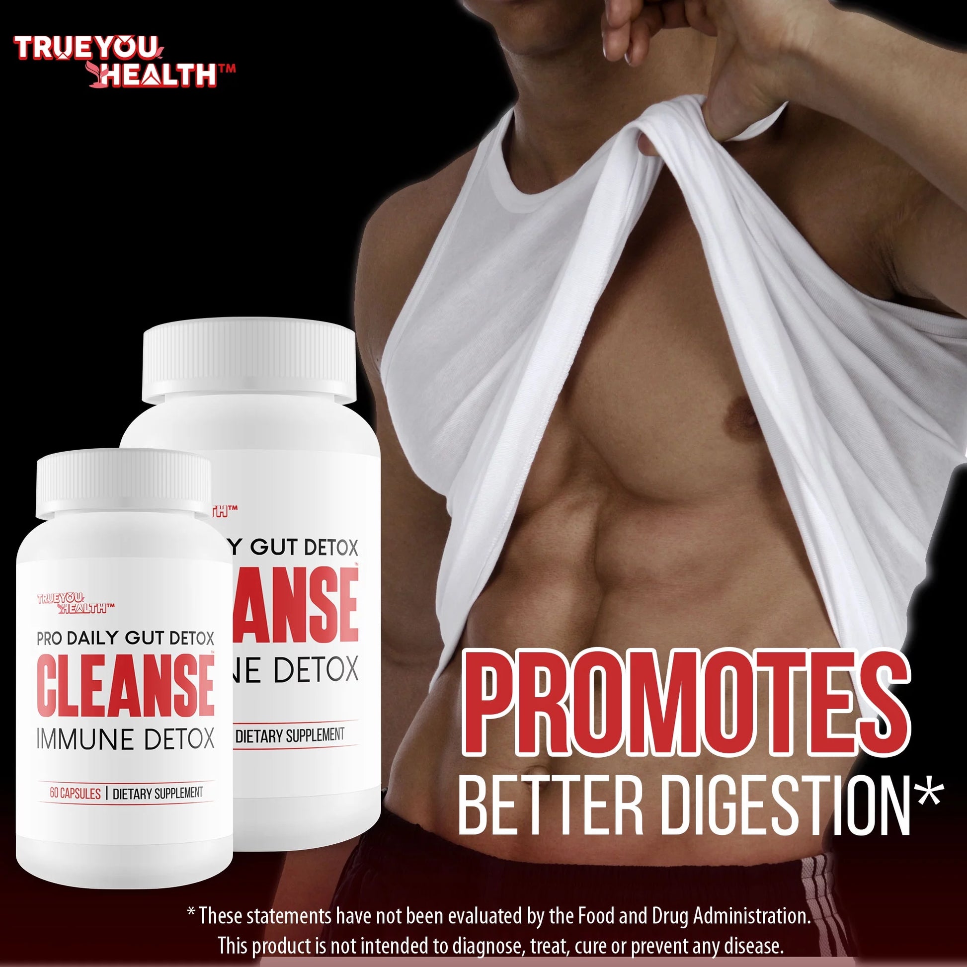 - Detox Cleanse with Probiotics - Promote Reduced Bloating for Healthy Appearance - Naturally Aid Digestion & Gut Health - Acai Berry Cleanse Immune Support