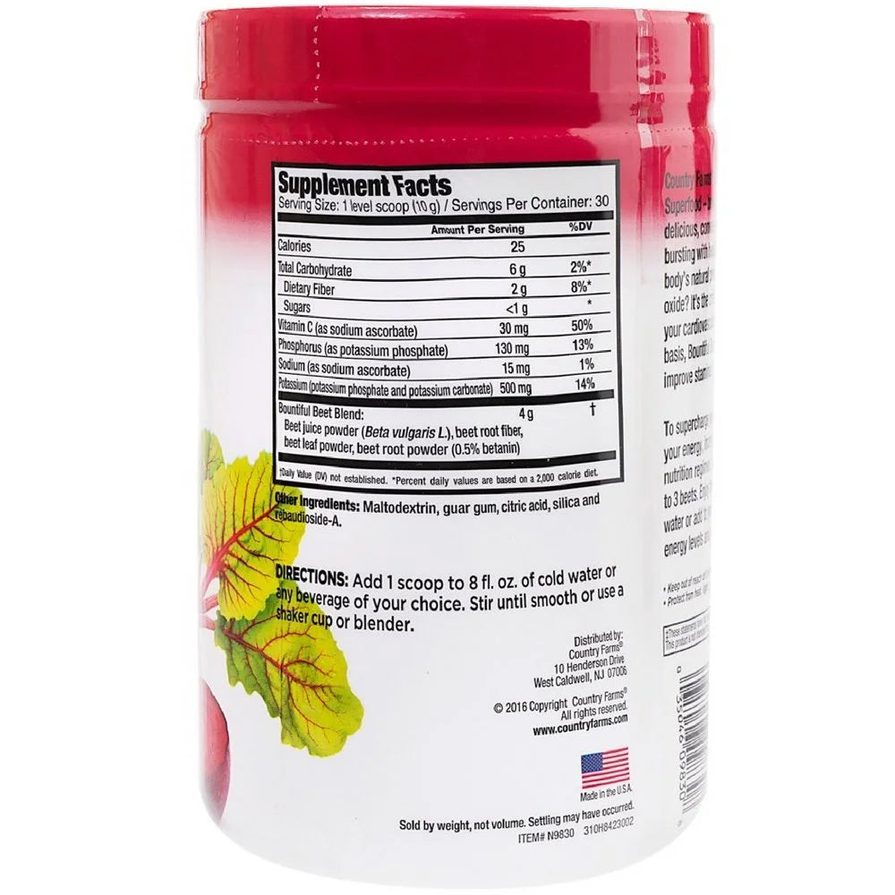 Bountiful Beets Circulation Superfood, 10.6 Oz