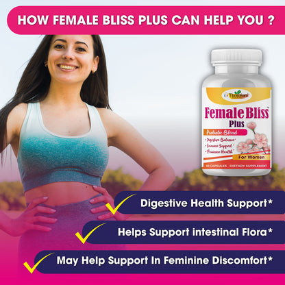 Women Probiotics Supplements for Vaginal Health, Ph Balance for Women 60 Vegan Capsules
