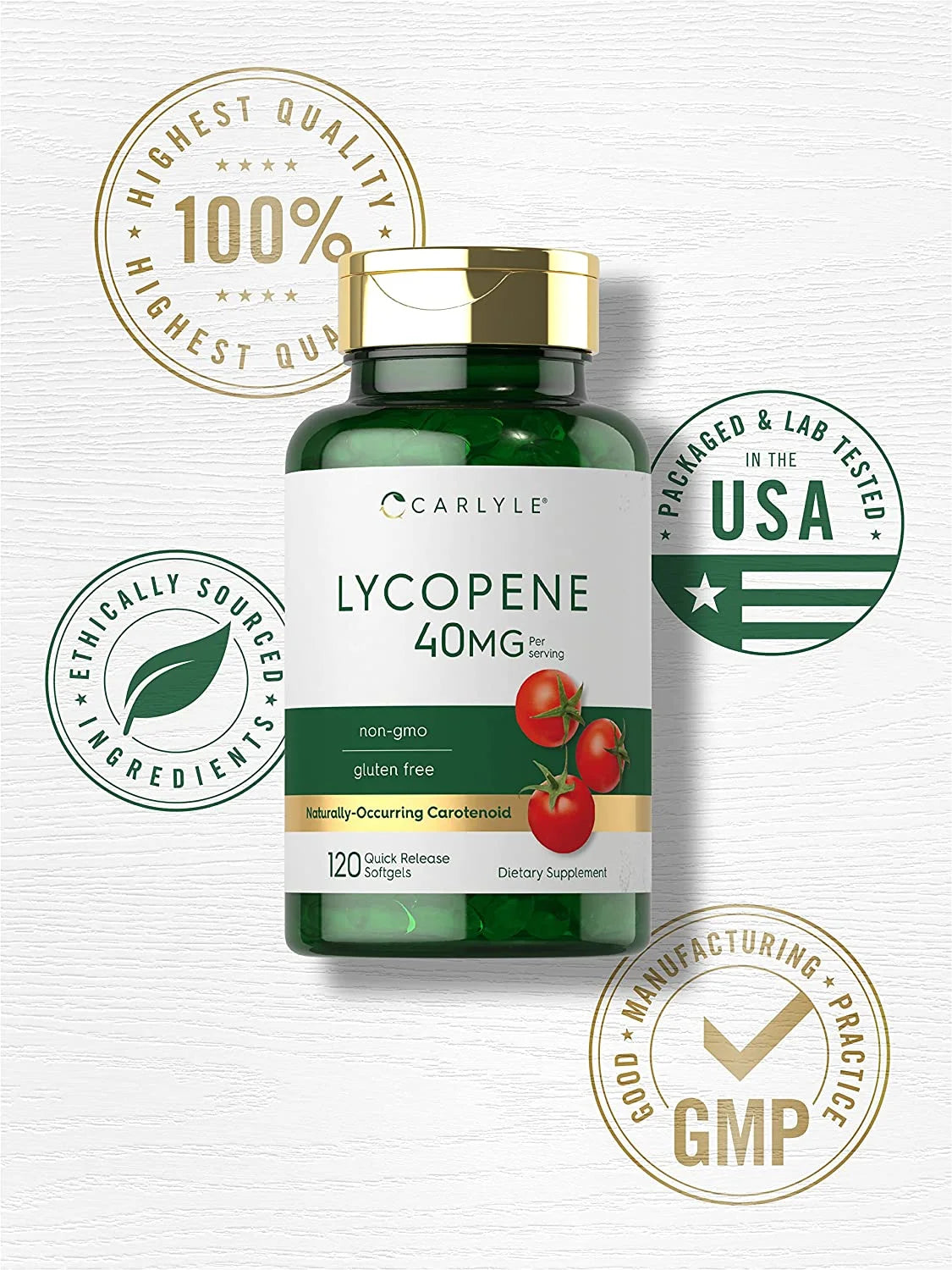Lycopene | 40Mg | 120 Softgels | by